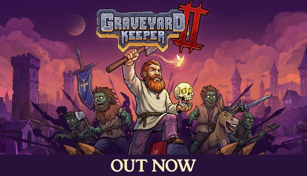 Graveyard Keeper 2 key art: OUT NOW